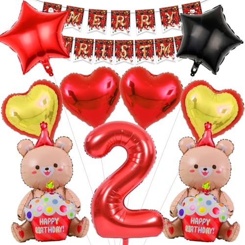 Mizijia 10 unidades balões Mick Moue 2 anos, balões de aniversário Mick Moue, decoração de aniversário para festa