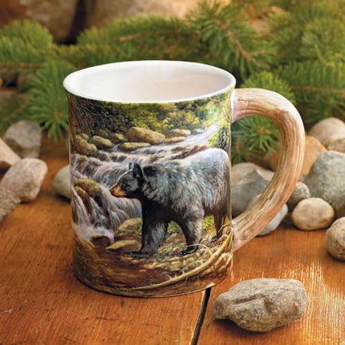 Wild Wings Bear Sculpted Mug by Rosemary Millette