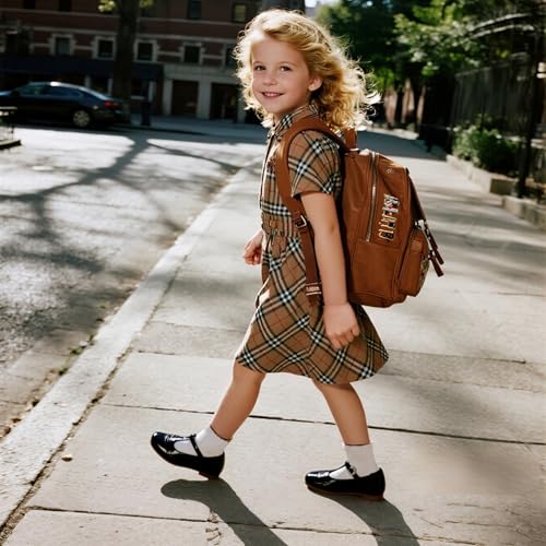 THEE BRON Girls T-Strap Shoes | Square Toe for Wide Feet | Party & Dress Toddler Kid2