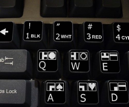 Pegatinas teclado Commodore 64 fondo negro miniatura 4