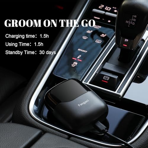 Electric Foil Shaver for Men, Compact Waterproof Rechargeable Razor with 3 Floating Blades, IPX7 Wet/Dry Use, USB Type-C Charging, Portable Travel Electric Shaver