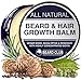 Produktbild Bart und Haarwuchs Balsam | Mit hochkonzentriertem Biotin | Mit dem Duft von Zedernholz, Eukalyptus und Rosmarin | Die beste Lösung für einen ungleichmäßigen Bart