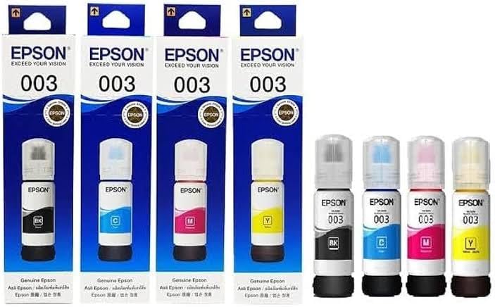 003 Refill Ink for Epson L3110, L3150, L3115, L3116, L3101, L3210, L3215, L3216, L3250 L5190 Printer - Ink Bottle for Epson 003 Ink Code (4 Color Set) (B0DHP86KMJ) Amazon Price History, Amazon Price Tracker