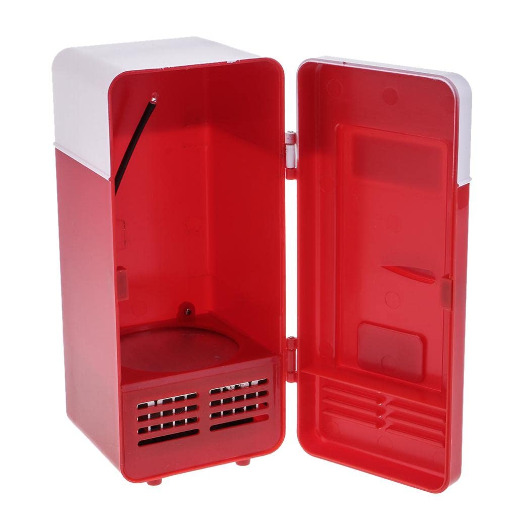ECOMISTIQ®Universal 5V Mini Fridge Warmer and Cooler Function USB Powered Drinks Refrigerator Red New|Collectibles|Collectibles-image-6