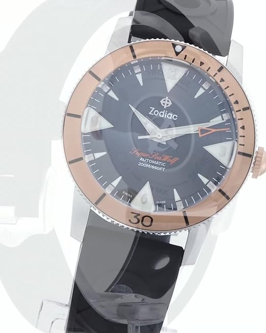 Amazon.co.jp: Zodiac メンズ SUPER SEA WOLF SKIN オートマティック