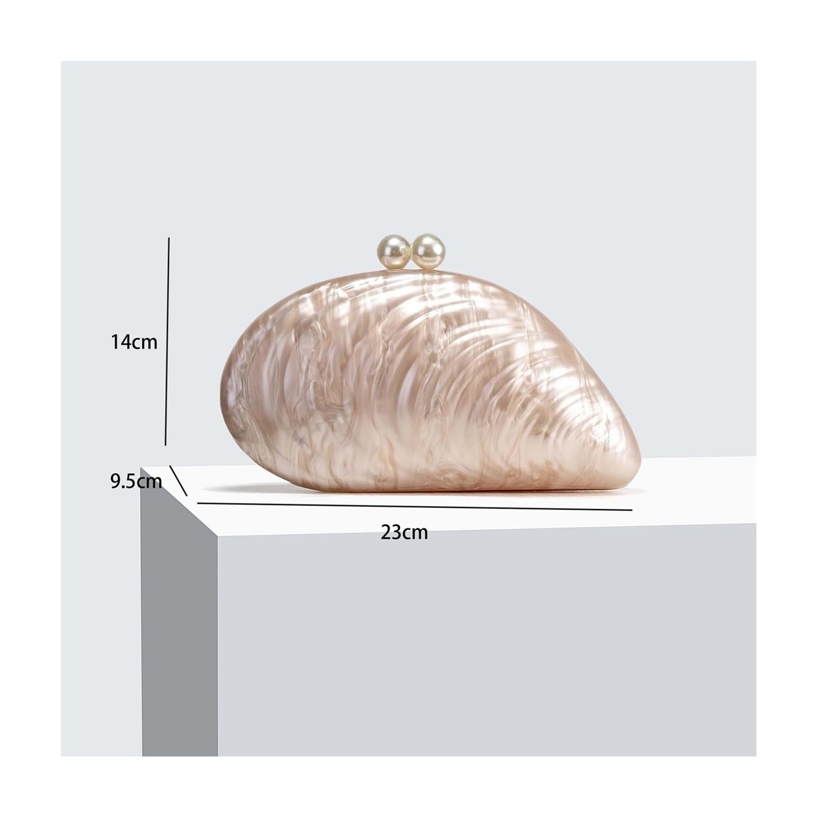 Donna Shell Clutch Borsa a tracolla da sera alla moda, sposa, ballo, donna, di lusso, for feste matrimonio, appuntamenti per Vacanze Giornaliere