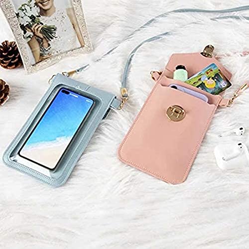 N/U Crossbody borsa del telefono cellulare PU