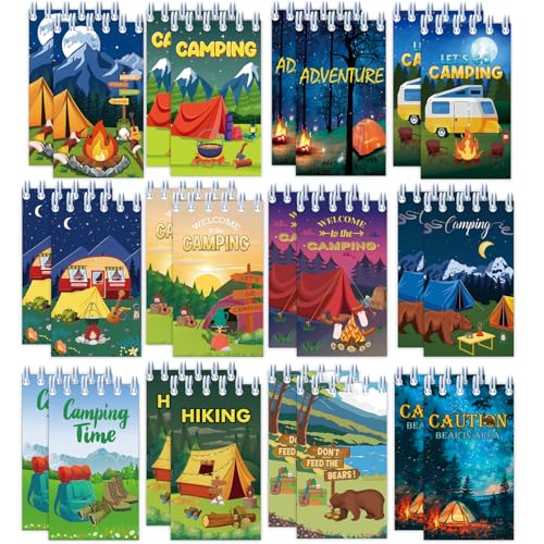 Mini blocs-notes à spirales anti-ennui pour occuper les enfants en camping sauvage