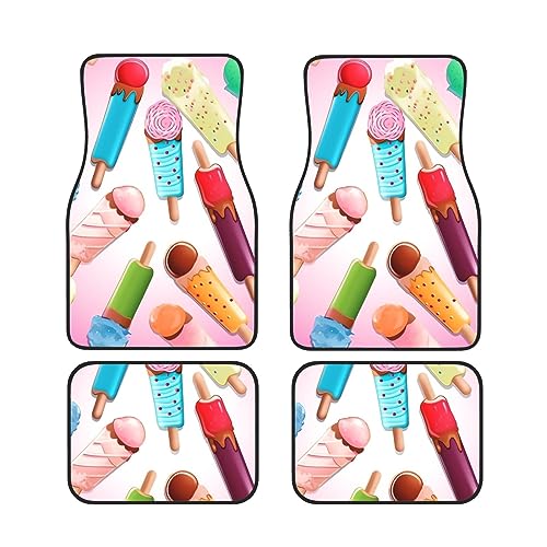 Tapis de sol de voiture universels lot de 4 pour auto et SUV