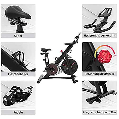 Image of Spin Bikes, Quiet Fitness Indoor Cycling Exercise Bike, Indoor Cycling Bike Stationary, Magnetic Resistance Exercise Bikes, Cycle Bike for Home Gym Cardio Workout Training