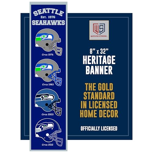 Winning Streak Sports NFL Seattle Seahawks Heritage Banner