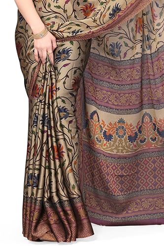 Image of MIRCHI FASHION Women's Ready to Wear 1 Minute Drape Chiffon Printed Saree with Blouse Piece