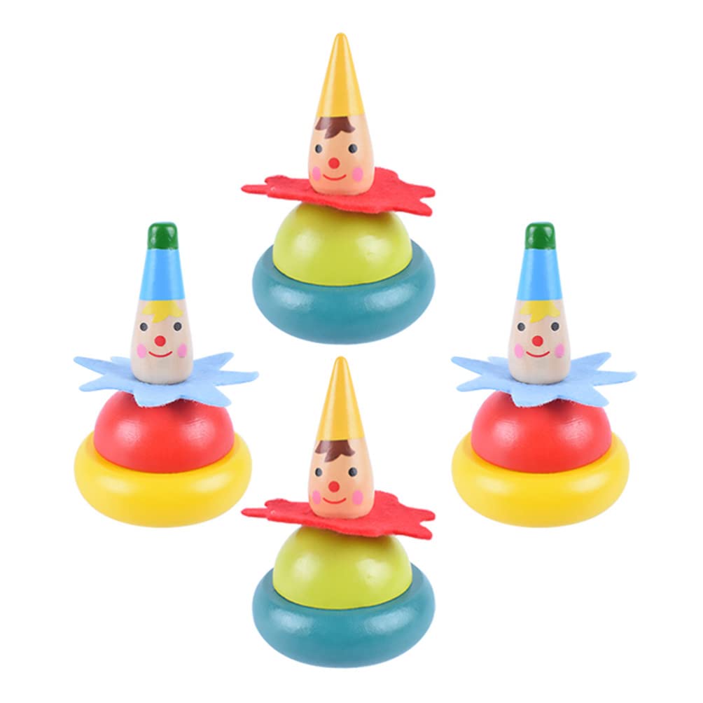 4pcs Spinning Top Children Supply Kids Toy Gyro Toy Kids Supply Adorable Children Toy Children Accessory Kids Accessory Interesting Kids Gyro Household Children Toy