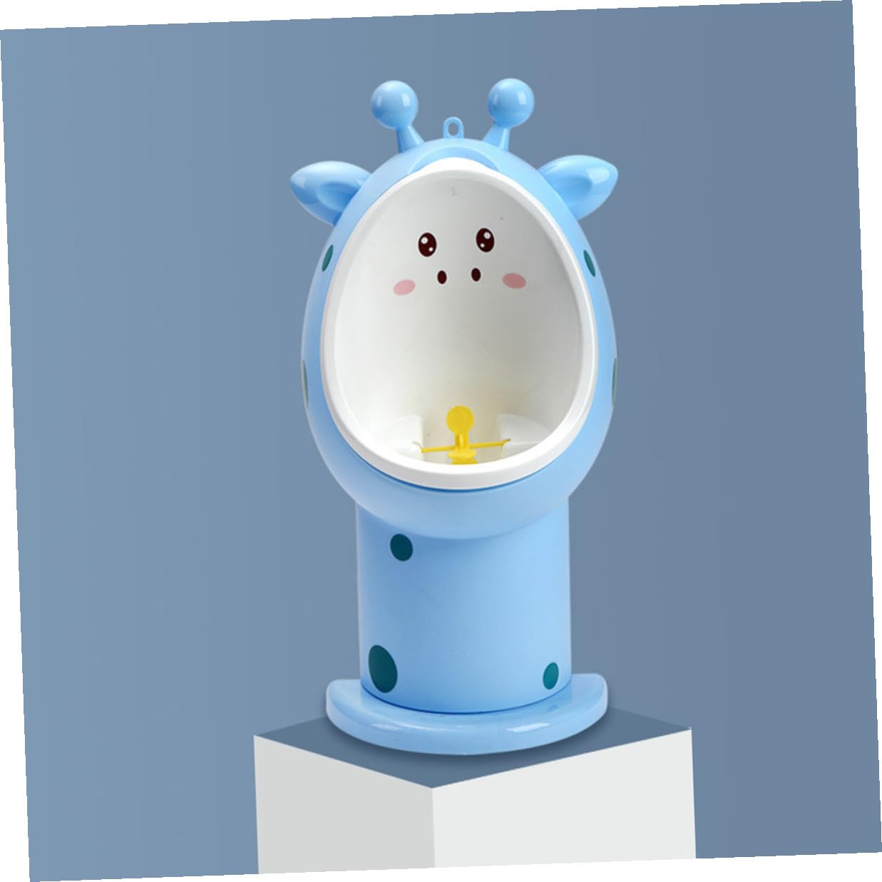 LABRIMP Premium PP Material Boy Potty Training Urinal with Height and Anti-Splash Design for Detachable Split Seat with Pinwheel Target to Encourage Boys Toilet Training