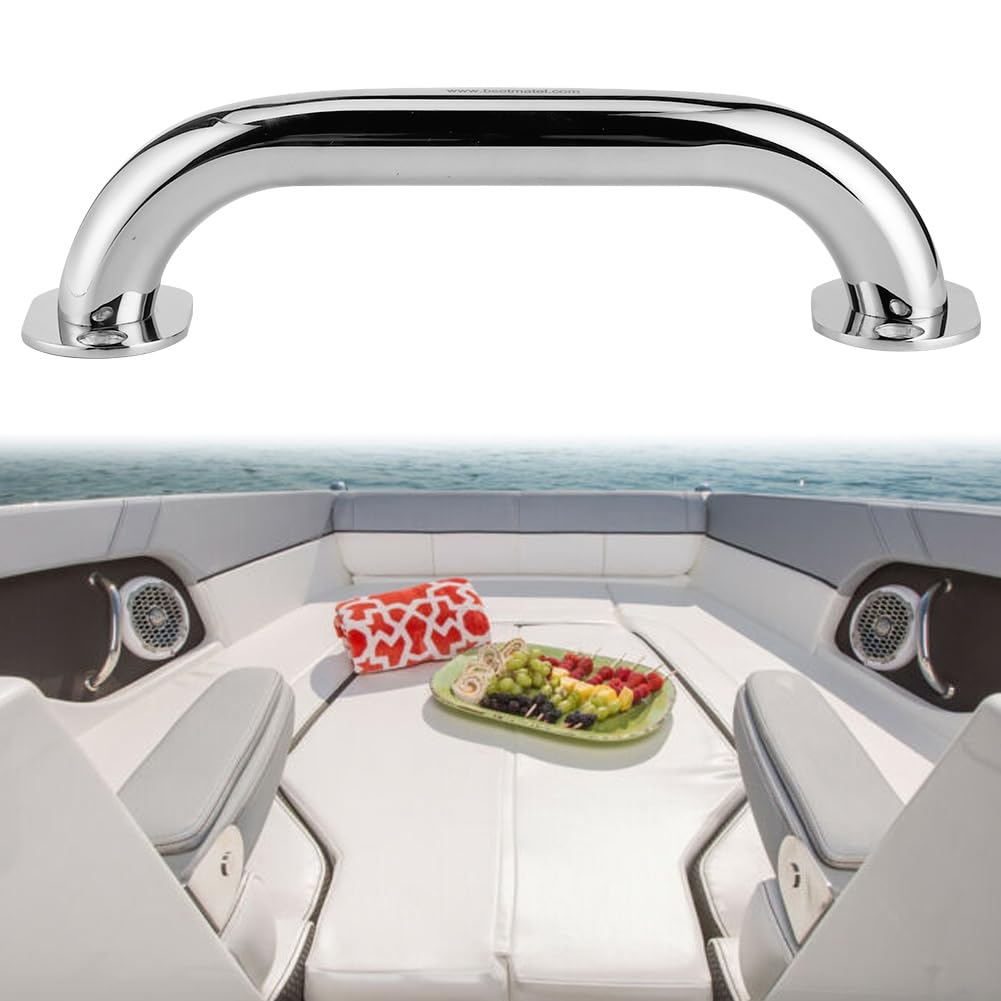 Dioche Haltegriff Boot, 20 cm langer Haltegriff aus Edelstahl 316 für Bootsluken, Yachten und Badezimmer