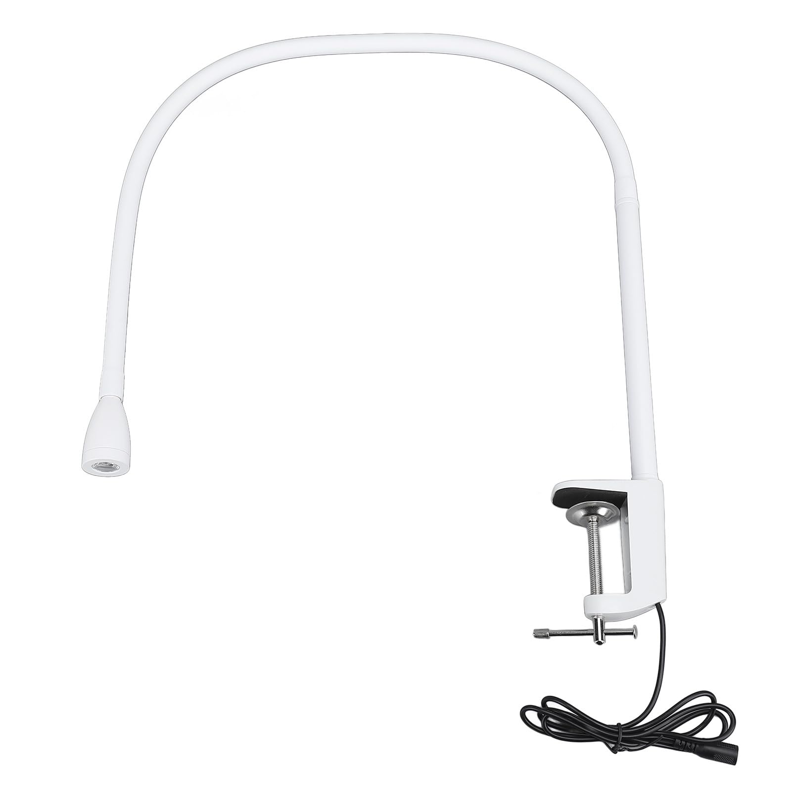 LED-Schreibtischleuchte, 5 W, Lampe für Wimpernverlängerungen mit Fußpedalschalter, Flexible Schwanenhalsklemme, 3S, Schnell Aushärtende -LED-Schreibtischleuchte für