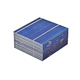 AOSHIKE 100pcs Micro Mini Solar Cells Panels 0.5V 0.46W Polycrystalline Silicon Solar Panels DIY Cell Phone Charging Battery 52 x 52mm/2x2inches
