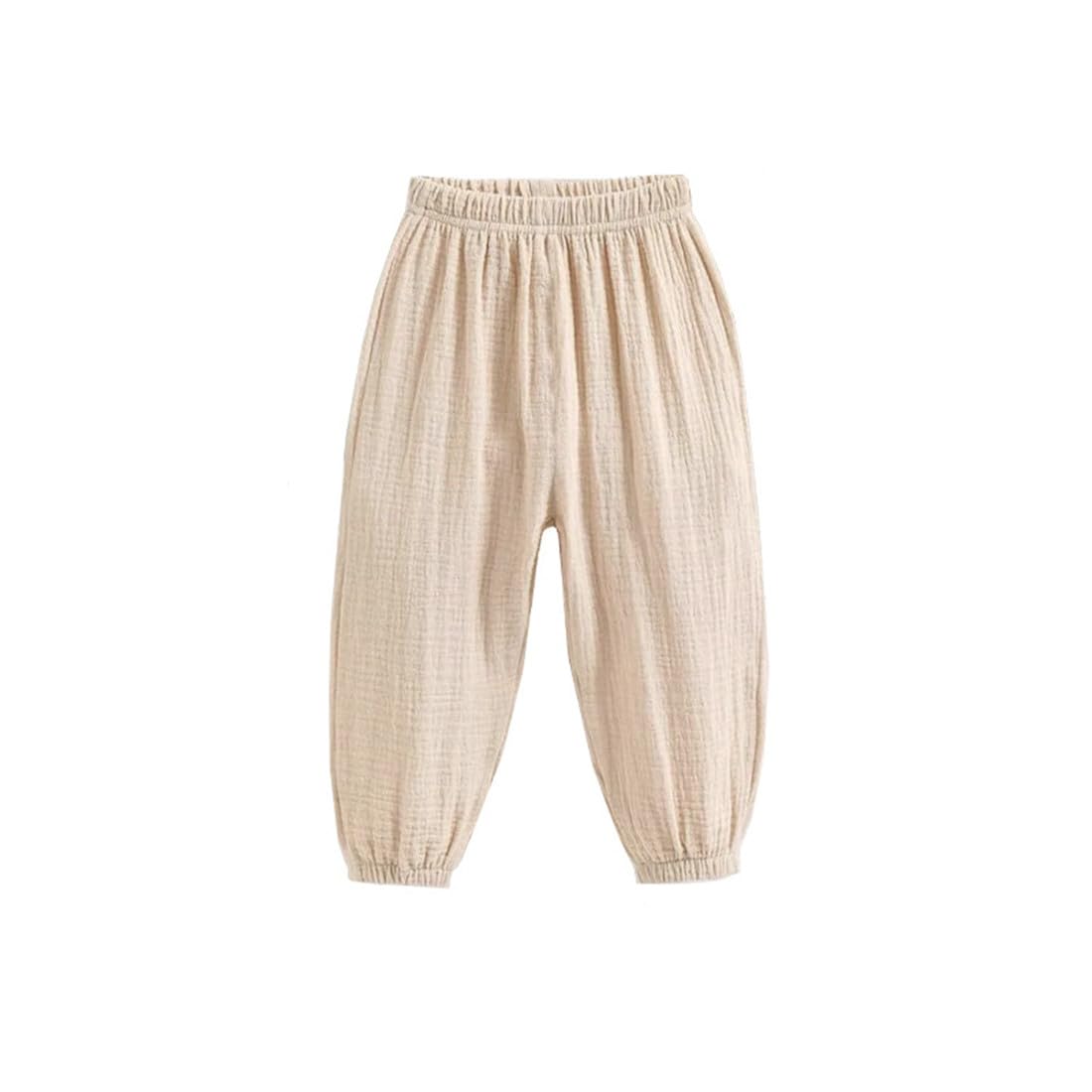 3 Pack of Mädchen Jungen Sommer Elastische Anti-Moskito Jogginghose Baumwoll Leinenhose Pumphose Lässige Pants Hose