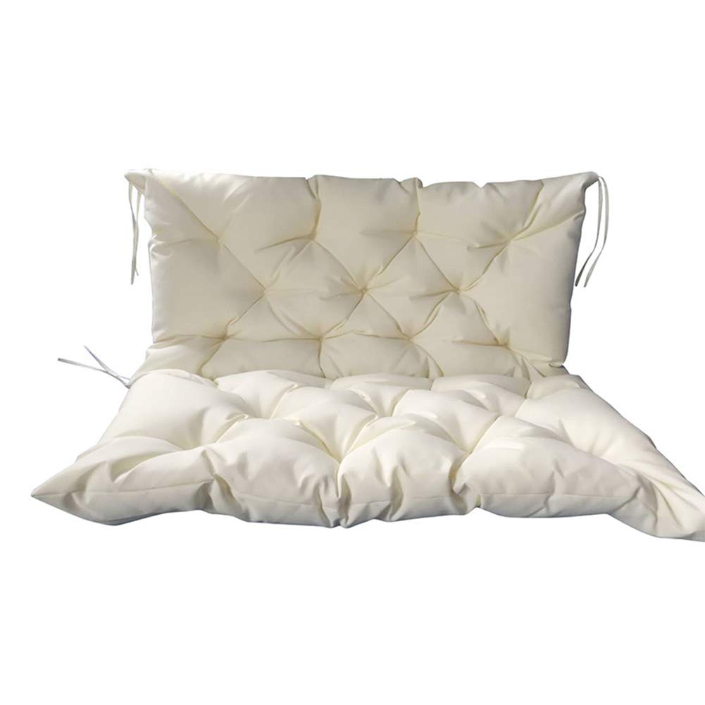 Yuly - Cuscino per panca da giardino, ultra spesso, con schienale, rivestimento per divano, per esterni e interni, materasso impermeabile per 2-3 posti, 100 x 50 x 50 cm, colore: cachi