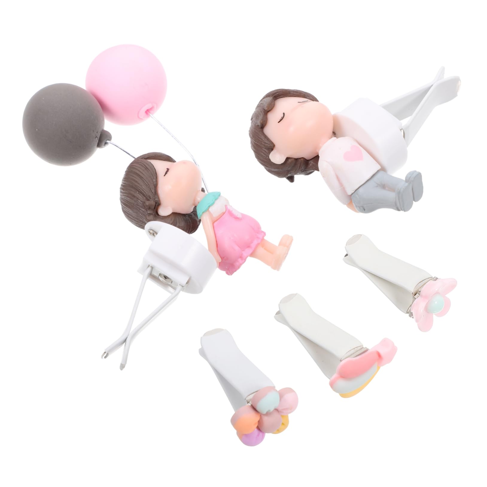 iplusmile 25pezzi Clip Profumatore Per Auto Con Decorazioni Per Interni Palloncini e Fiori Diffusore Aromatico Per Bocchette Aria Materiali Resistenti e Design Elegante