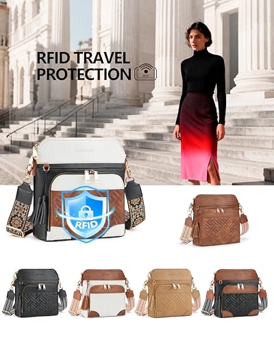 Image of Crossbody Bags for Women with Built In Wallet,RFID Travel Purse