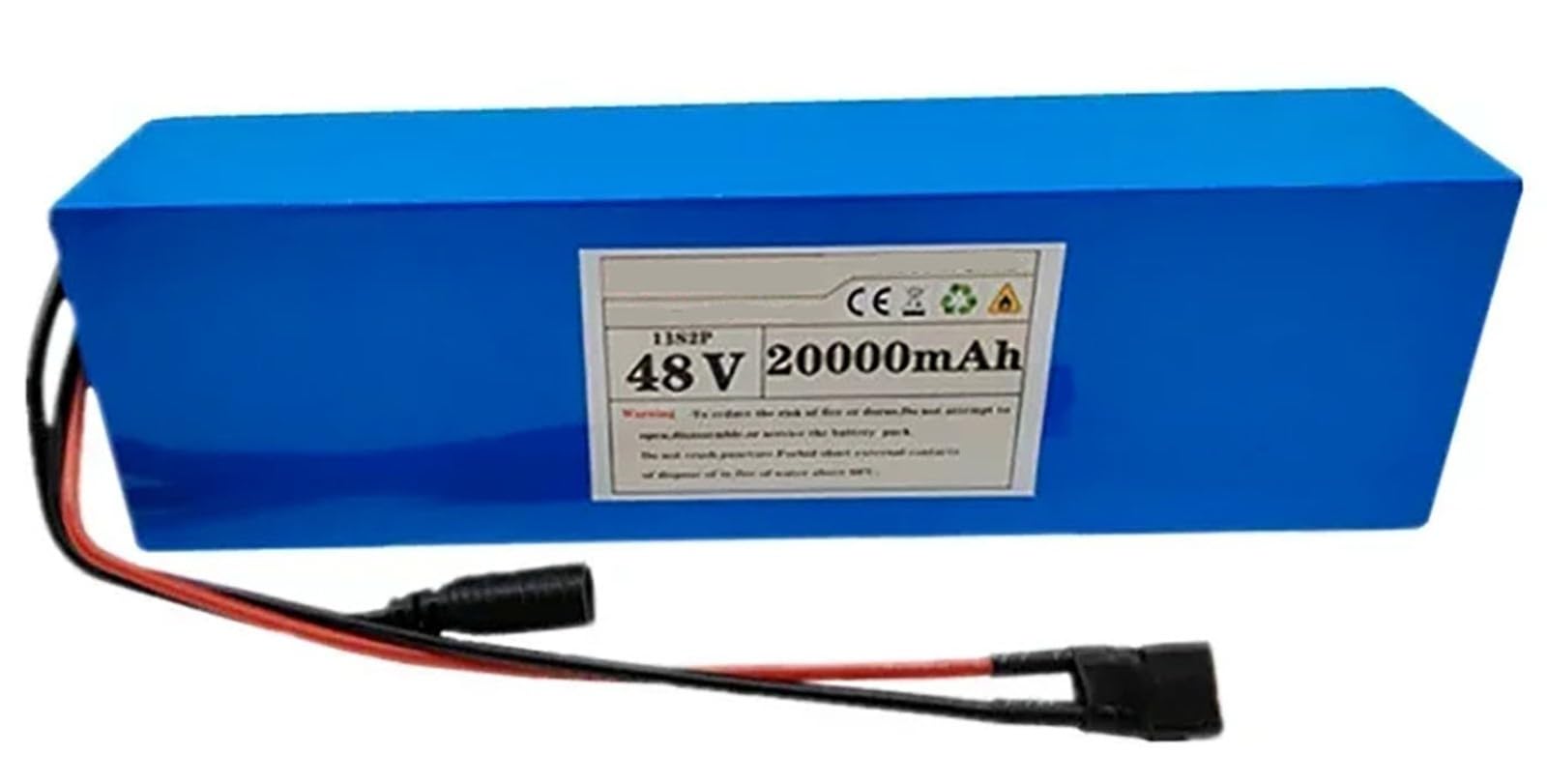 48V 20Ah Batteria Per Bici Elettrica 13S2P Ebike Batteria Integrata BMS Batteria Impermeabile PVC Con Caricabatterie 48V 20Ah,T