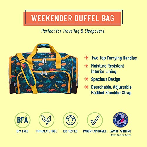 Wildkin 69090 Kids Weekender Duffel Bags For Boys & Girls, Perfect For Sleepovers And Travel Duffel Bag For Kids, Carry-On Size & Ideal For School Practice Or Weekend Travel Bag thumb #2
