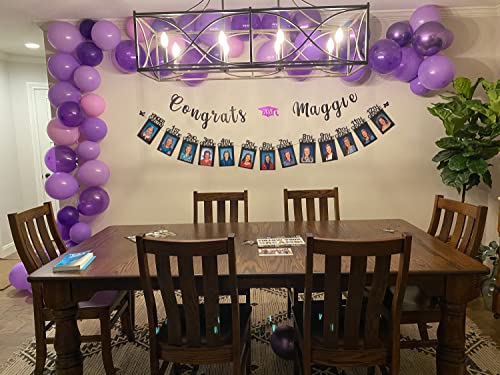 Image of Graduation Party Decorations 2026 Photo Banner for Class of 2026 Decorations 8x10 K-12 Picture Banner Paper Photo Frame for High School Graduation Party Decorations TD129