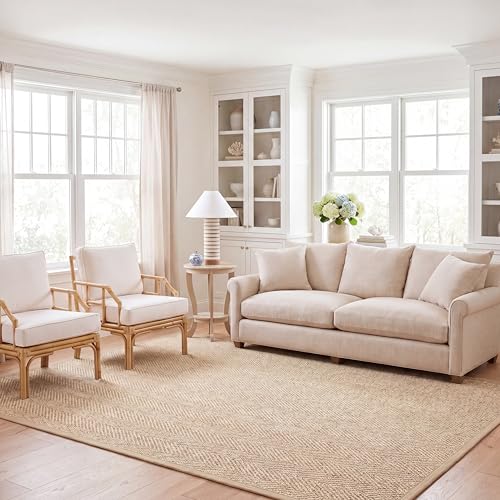 SAFAVIEH 10x14 Sisal & Wool Rug