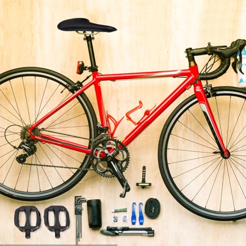 Selle de vélo VTT Toyvian XS en cuir synthétique noir rembourré