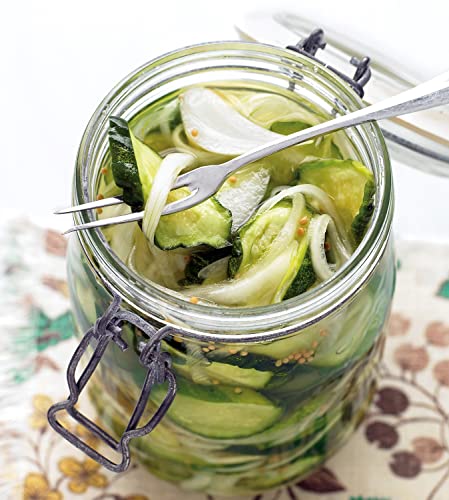 Long Handle Olive Spoon And Pickle Fork Jars Serving Spoon And Fork Set,Stainless Steel Food Picker For Pickle Cucumber Arugula #TOP3