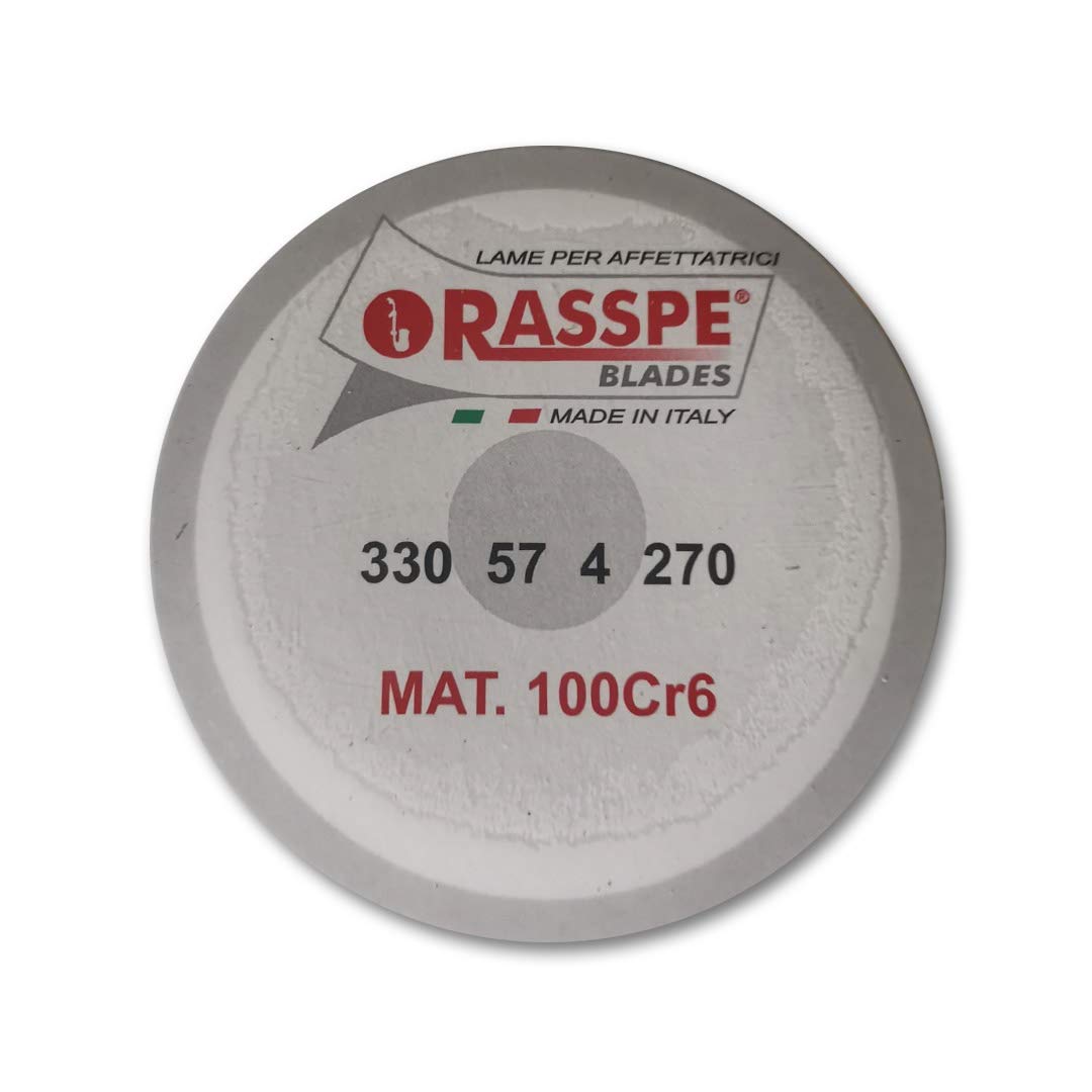 Lama per affettatrice 330-57-4-270h.23 100CR6 RASSPE Made in Italy