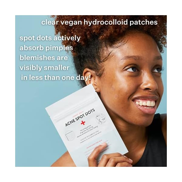 Peach-Slices-Acne-Spot-Dots-Clear-Hydrocolloid-Acne-Pimple-Patch-for-Zits-and-Breakouts-Treats-Drains-and-Shrinks-Blemishes-Vegan-and-Cruelty-Free-Three-Sizes-7mm-10mm-12mm-30-Count Peach Slices | Acne Spot Dots | Hydrocolloid Acne Patches | For Zits, Blemishes, & Breakouts | Vegan | Cruelty-Free | Pimple Patches | Facial Skin Care Products | 3 Sizes (7mm, 10mm, & 12mm) | 30 Ct