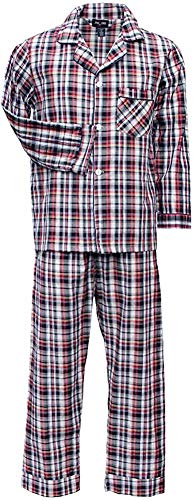 Big and Tall Broadcloth Fancy Long Sleeve Pajamas to 8X in Assorted Prints3