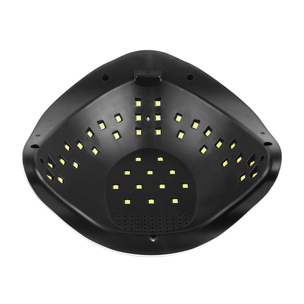 168W 42LED Lámpara de uñas Lámpara de manicura Lámpara de Secado de Gel de uñas Lámpara Profesional Material de uñas Cabina UV LED Gel de uñas(BLU)
