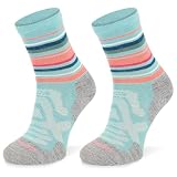 Comodo - Wandersocken - Merinosocken - Thermoaktive Outdoor-Socken für Trekking und Alltag mit hoher Atmungsaktivität - 39-42 minzgrün