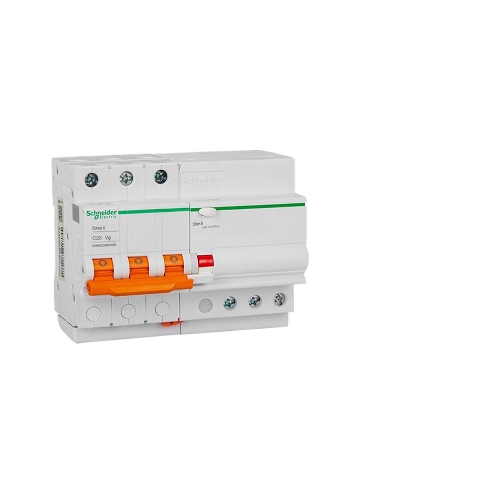 interruttore automatico, Interruttore di protezione dalle perdite EA9R 1P+N/2P/3P/4PC Tipo interruttore aria Protezione corrente 30mA(20A,2P)