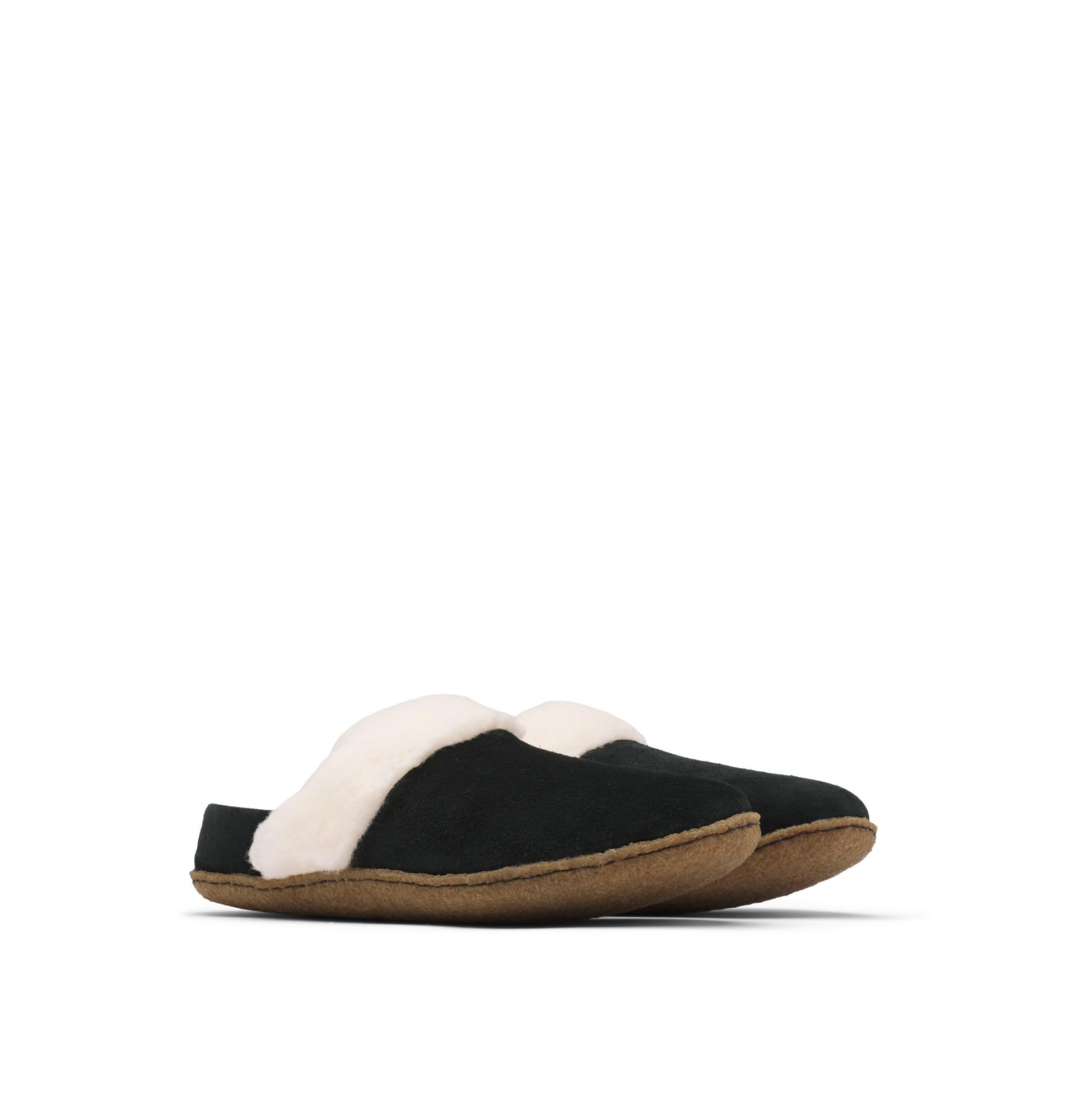 Sorel Nakiska Slide 2 chaussons pour femme, Noir (Black x Natural), 38 EU