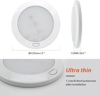 Vista 5 de Lámpara de techo Dream Lighting, de luz LED, ópalo, Blanco, 3.80watts, 12.00 volts