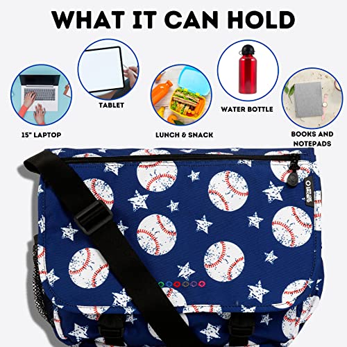 Image of J World New York Terry Messenger Bag for Women Girls School Kids