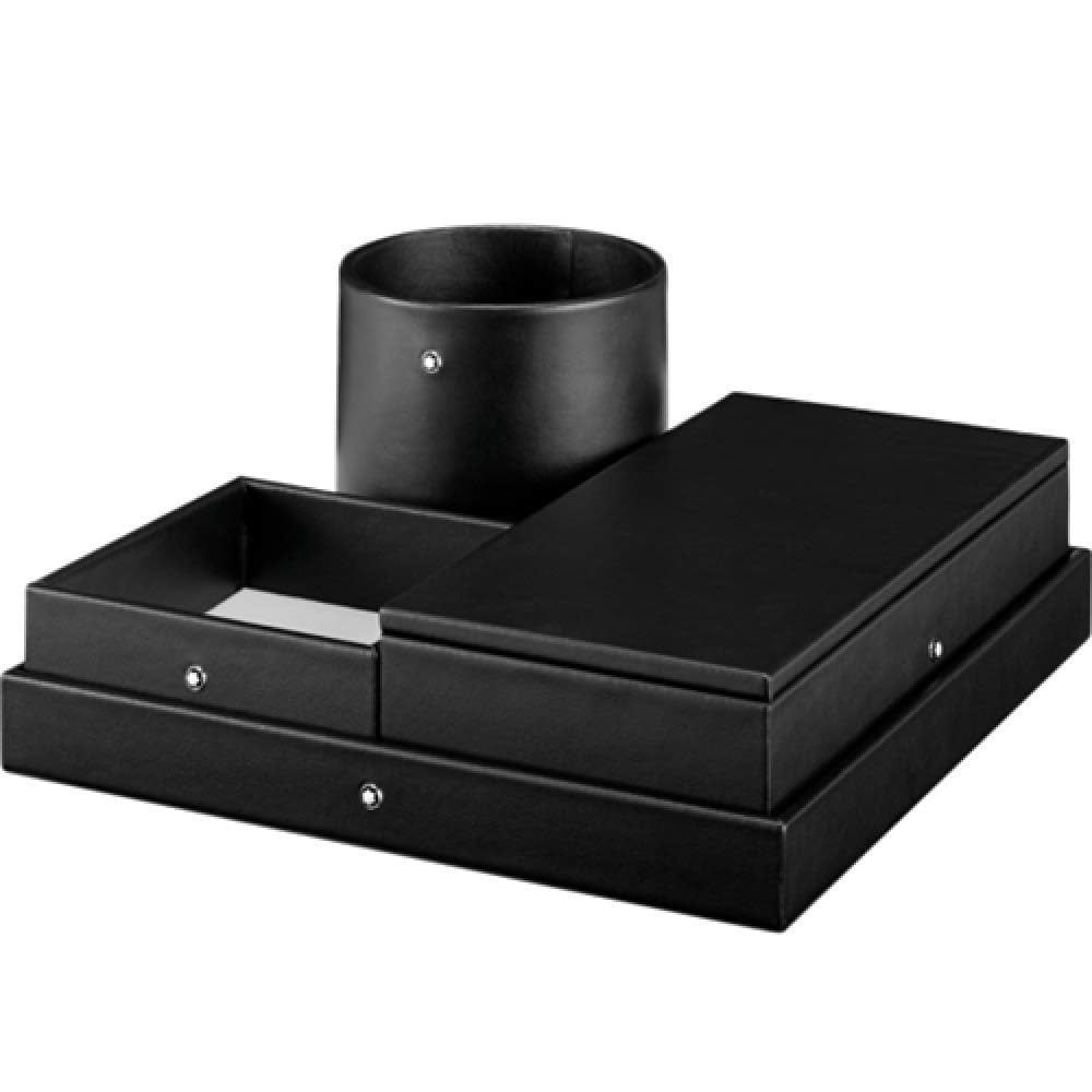 Montblanc リング式ファイル 黒 レザー Montblanc リング式