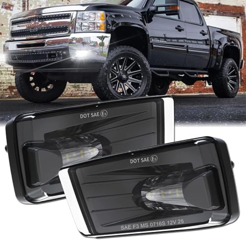 Z-OFFROAD New LED Fog Lights Bumper Driving Lamps for 2007-2014 Silverado...