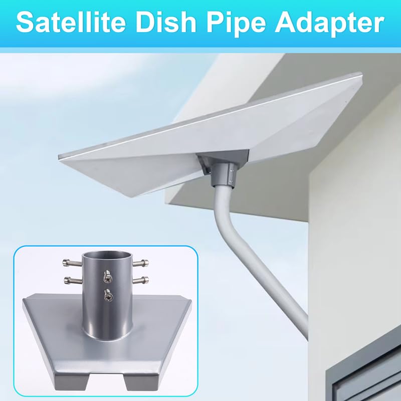 Piastra di Montaggio sul Tetto Base per Base per Antenna Satellitare Base per Antenna Montata A Parete Base per Adattatore Tubo Satellitare Base di Supporto