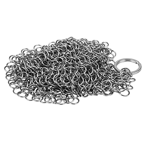Kayfg Limpiador de Hierro Fundido - Depurador de COTA de de Acero Inoxidable 316 Superior, 8X6 Pulgadas
