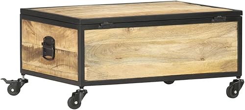 Miniatura 3 de Mesa auxiliar, mesa de centro de almacenamiento elevado, mesa de centro desplegable adecuada para sala de estar, balcón, oficina, sala familiar, al