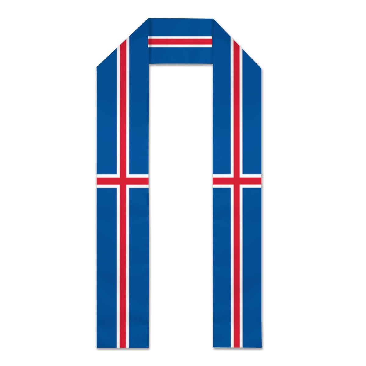 Iceland Flag Graduation Sash,Graduation Stole Scarf Gifts for International Student
