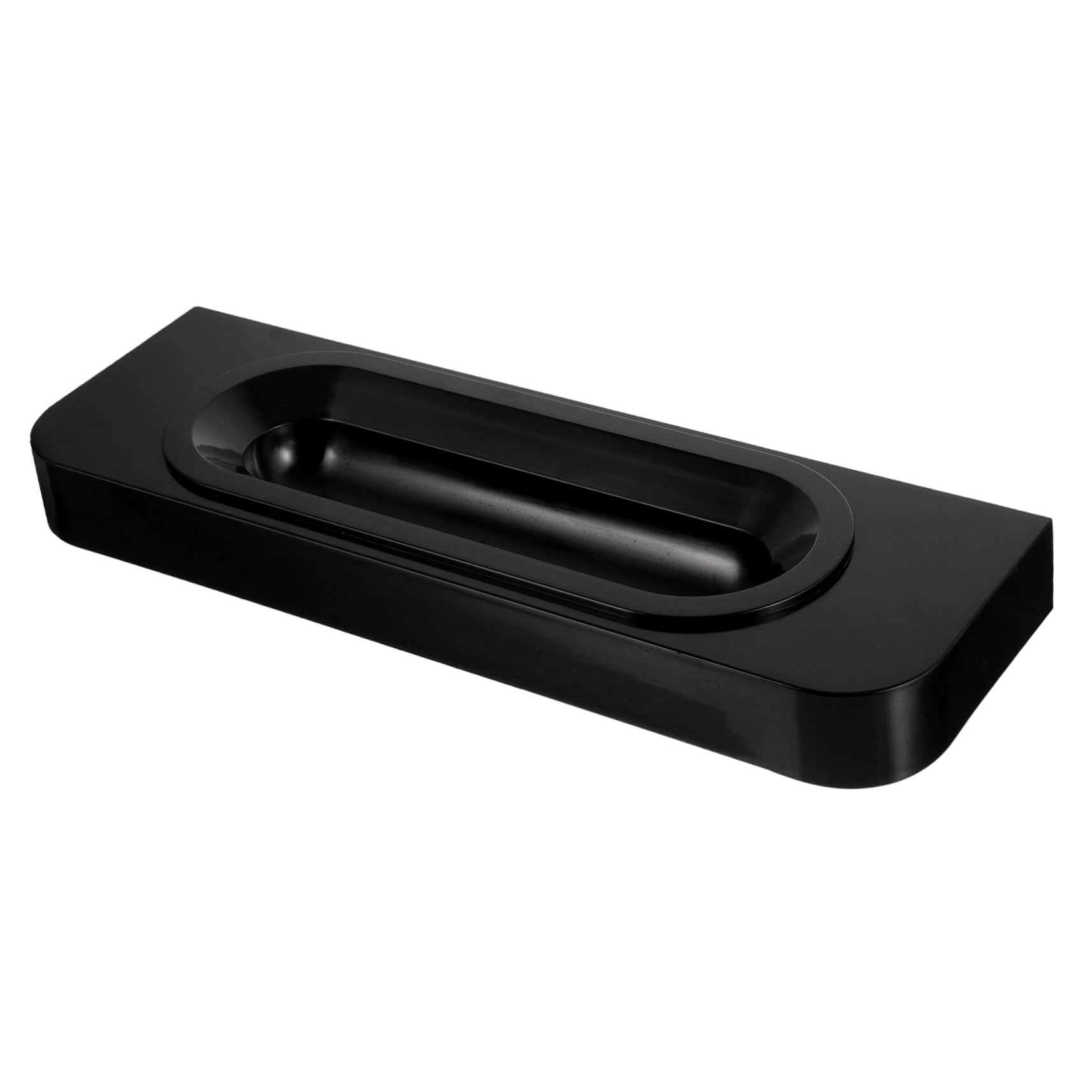 Amosfun 2 Pz accessori per macchine da gelato pezzi di riparazione per gelatieri Vassoio porta gelatiera vassoio portatile Gelataio vaschette per gelato accessori per gelato plastica Black