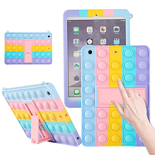 Coralogo Color Bubble Case for iPad Mini 1/2/3 Cartoon Funny Kawaii Cute Silicone Fun Cover Stylish Fashion Unique Design Fidget Protective Aesthetic for Girls Boys Kids Cases(for iPad Mini 1/2/3)