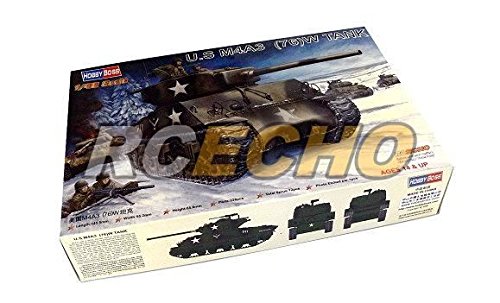 Char M4A3 76 W HobbyBoss 1/48 tourelle mobile et détails historiques édition complète 84805
