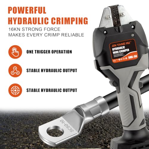 Electric Crimping Tool Set Battery Powered Rechargeable Crimping Pliers - Image 2